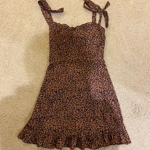 Shein leopard dress
